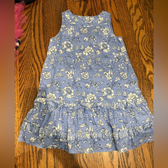 Janie and Jack Light Blue Floral Dress - Picture 1 of 3